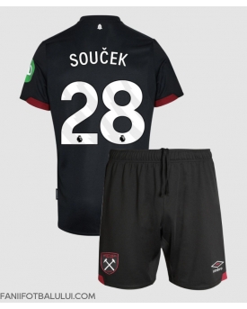 West Ham United Tomas Soucek #28 Echipament de Fotbal Replică 2024-25 Copii Deplasare (+ Șorturi)